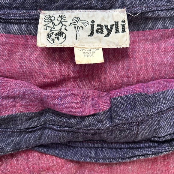 Jayli Pink and Purple Wrap Skirt - Picture 3 of 3